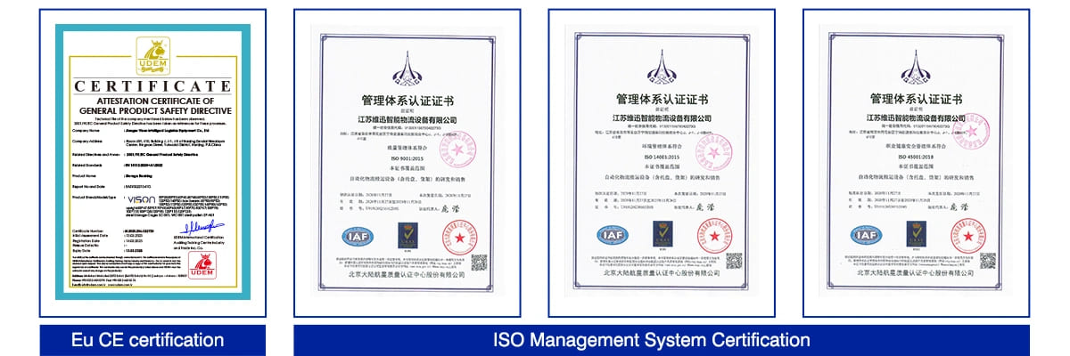 Certificate of quality management system ISO 9001