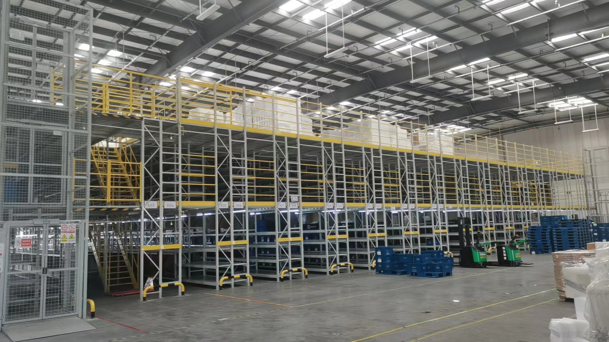 BYD Automative Mezzanine floor racking system Project Image 1 