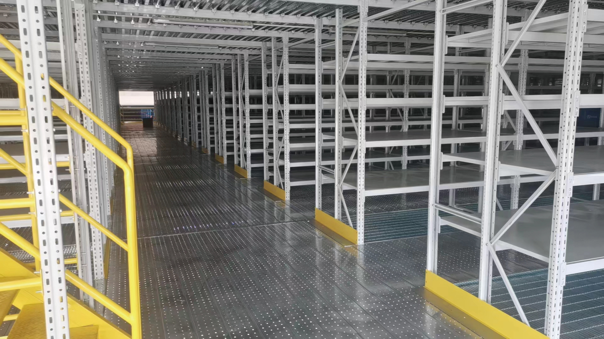 BYD Automative Mezzanine floor racking system Project Image 2