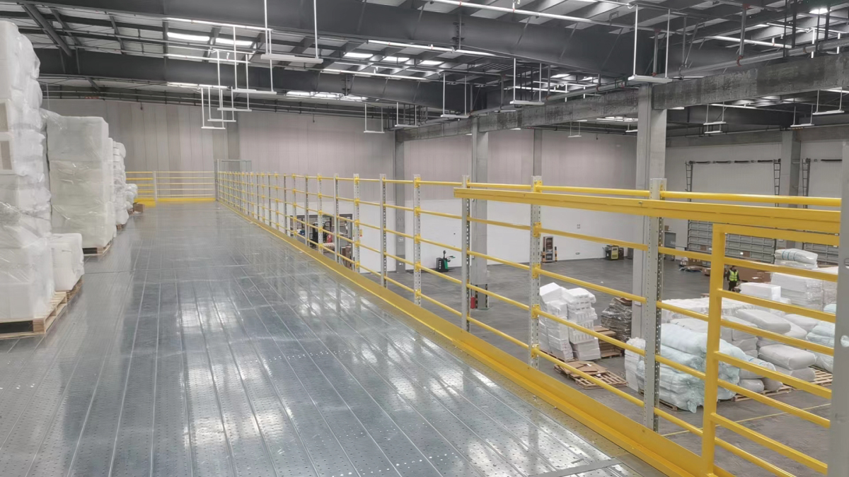 BYD Automative Mezzanine floor racking system Project Image 5