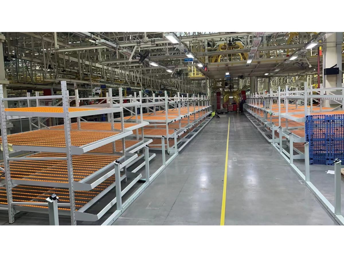 Geely Automobile Flow Racking System Project Image 3